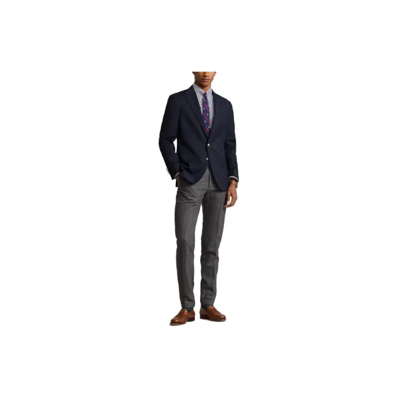 Polo Ralph Lauren Woven Blazer Jackets & Coats Men's Marine Blue-1