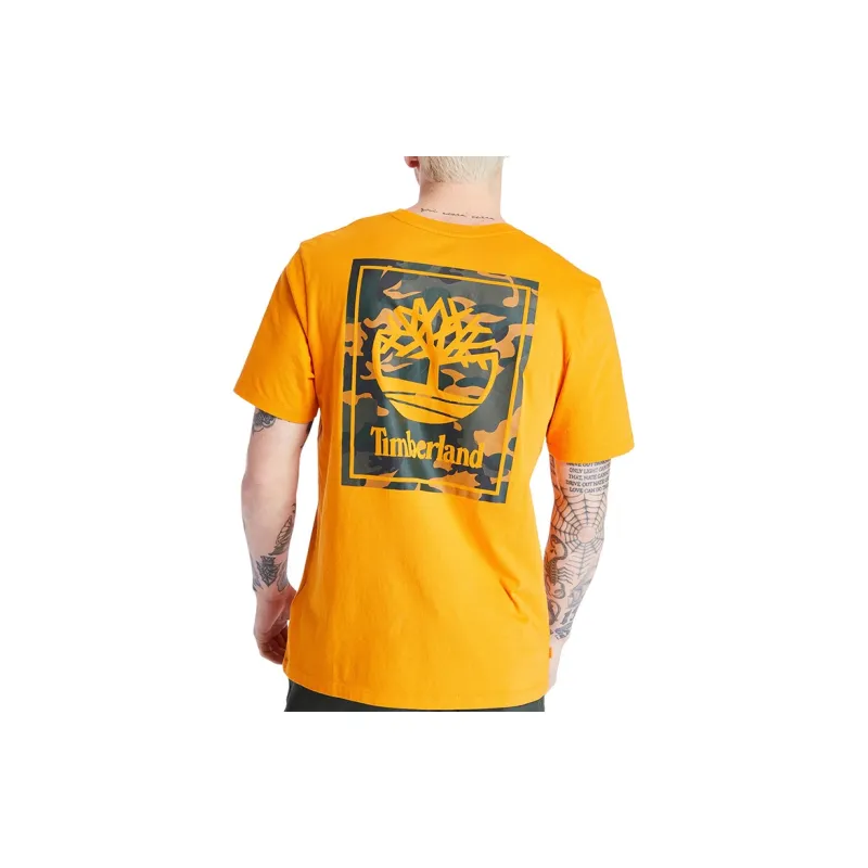 Timberland T-Shirts Men Orange-2