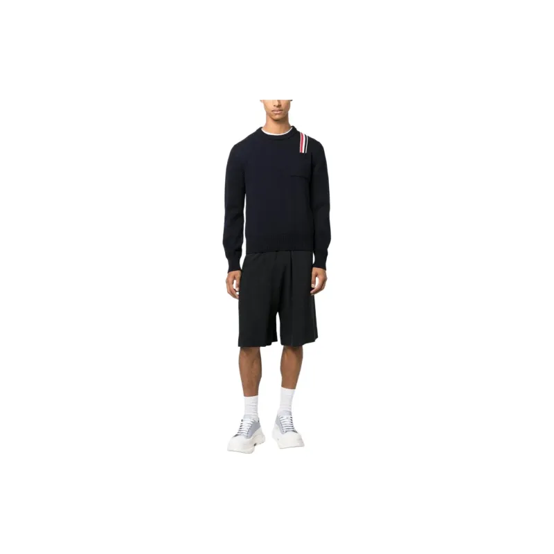THOM BROWNE Rwb Stripe Crewneck Jumper-2