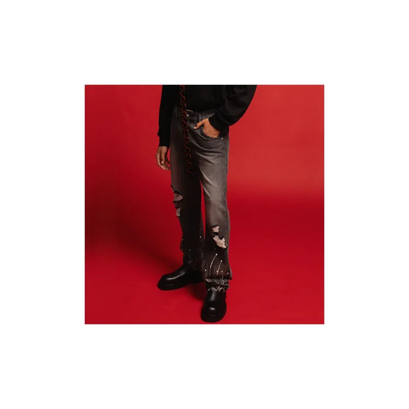REDH Jeans Unisex Black Gray Denim-2