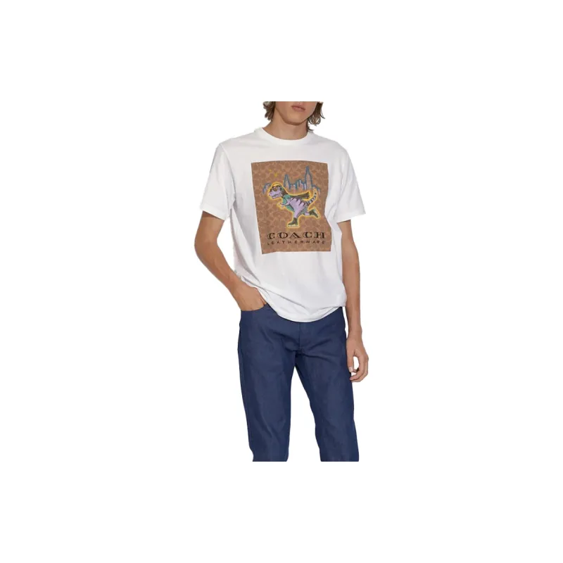 COACH T Shirts Men White-1