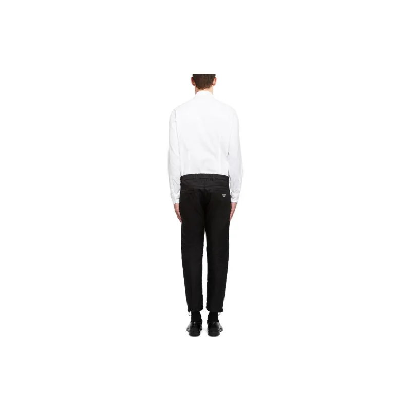 PRADA Re Nylon Cropped Trousers-2