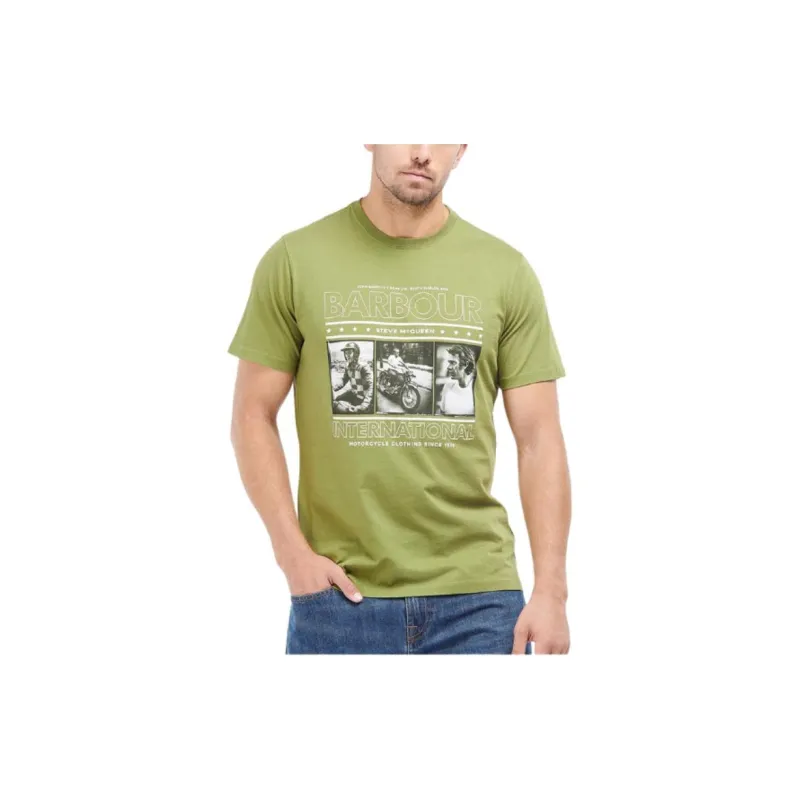 BARBOUR T Shirts Men Green-2