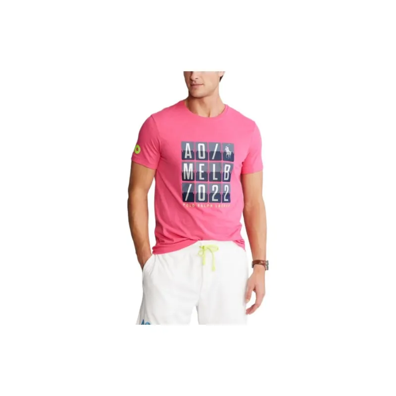 Polo Ralph Lauren T Shirts Men Pink-2