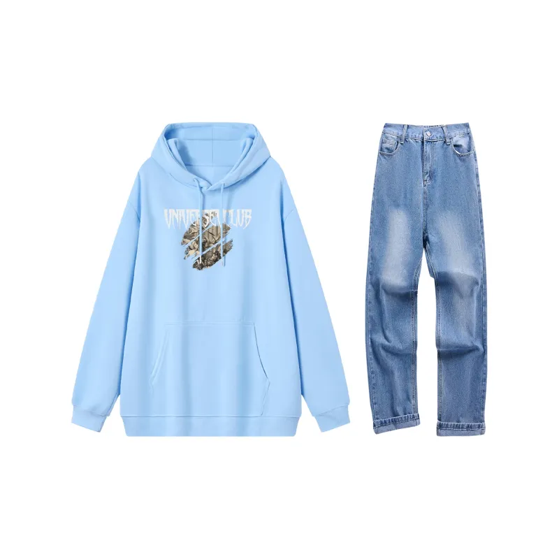VniVerseVClub Sweatshirt Set Unisex-25