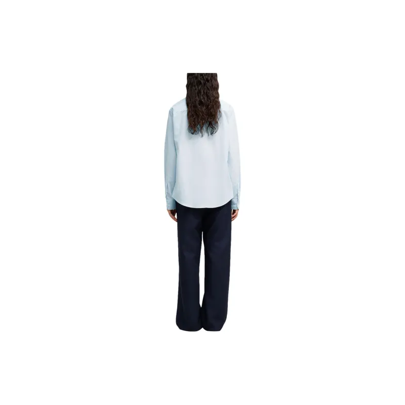 Ami Paris Button Down Ami De Coeur Collar Shirt-2