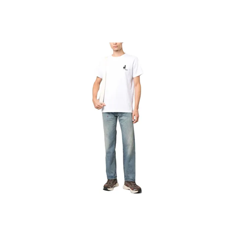 ISABEL MARANT ETOILE Zafferh Logo print T shirt-1