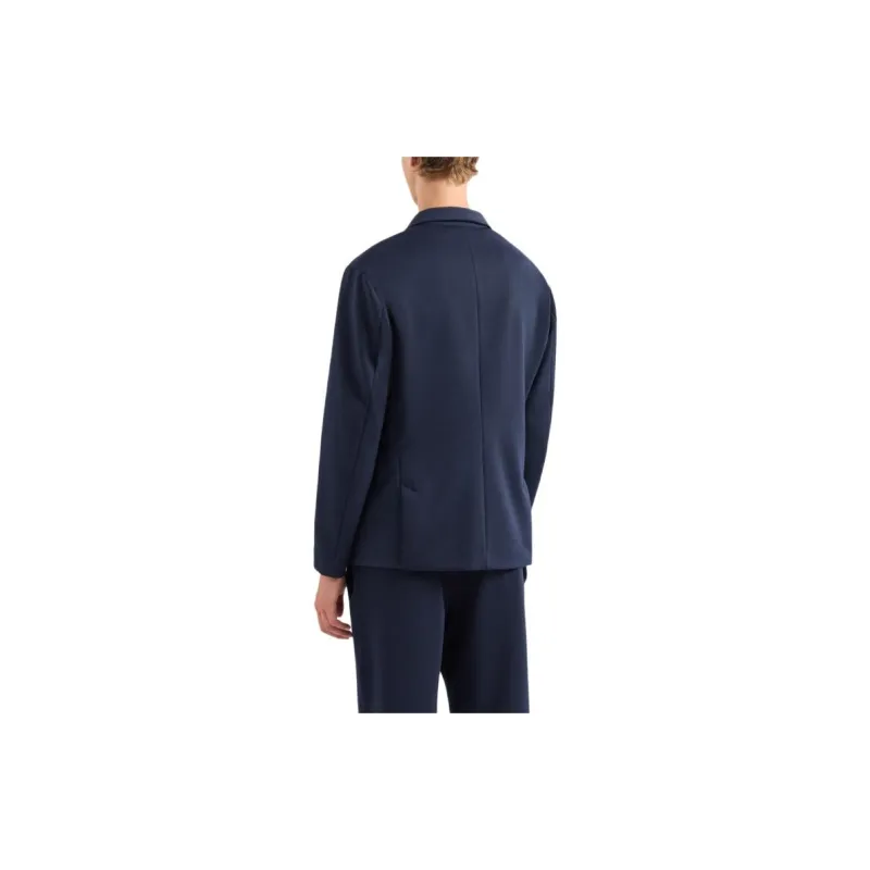 EMPORIO ARMANI Single breasted Padded Wool Blazer-5