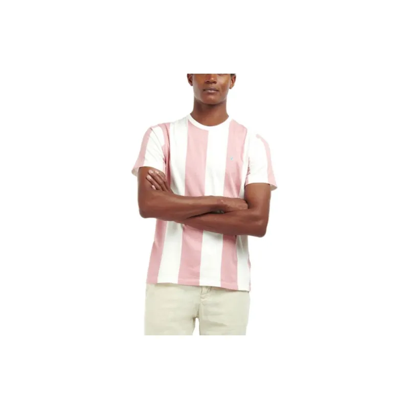 BARBOUR T-Shirts Men Pink-5