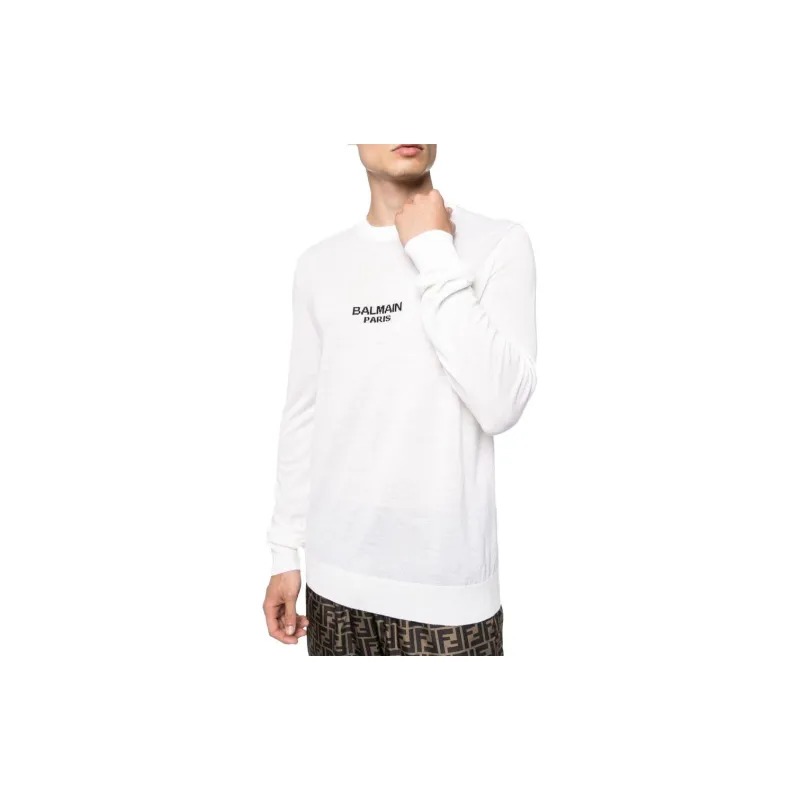 BALMAIN Sweaters Men White-2