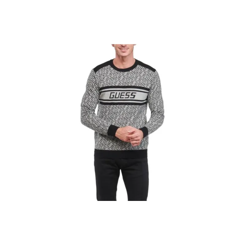 GUESS Sweaters Men Black-4