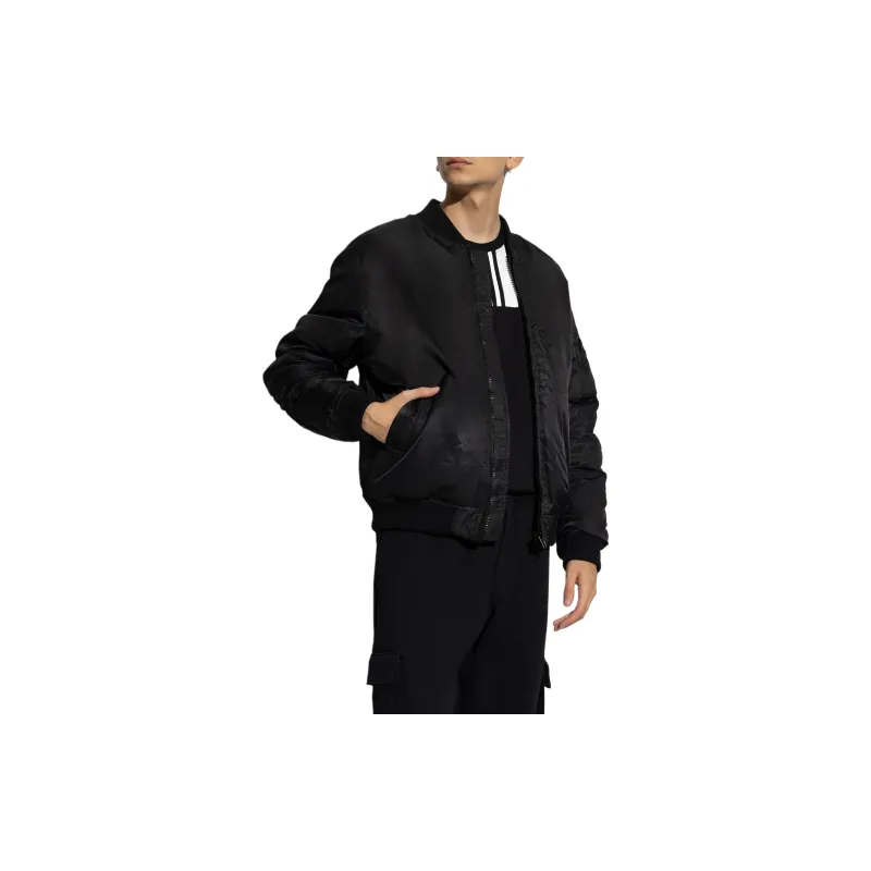 MOSCHINO Zip up Padded Bomber Jacket-3