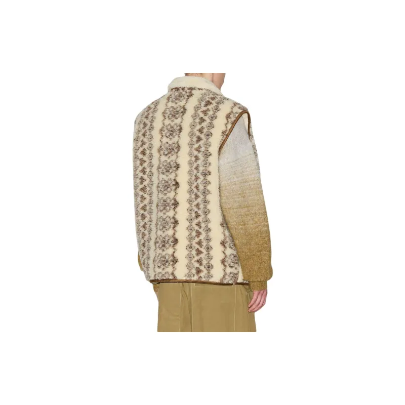 ISABEL MARANT Patterned Zip Up Vest-2