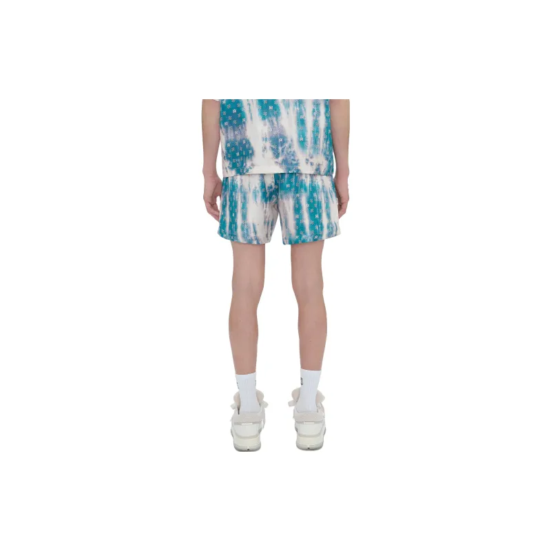 AMIRI Bleached Ma Paisley Silk Short-2