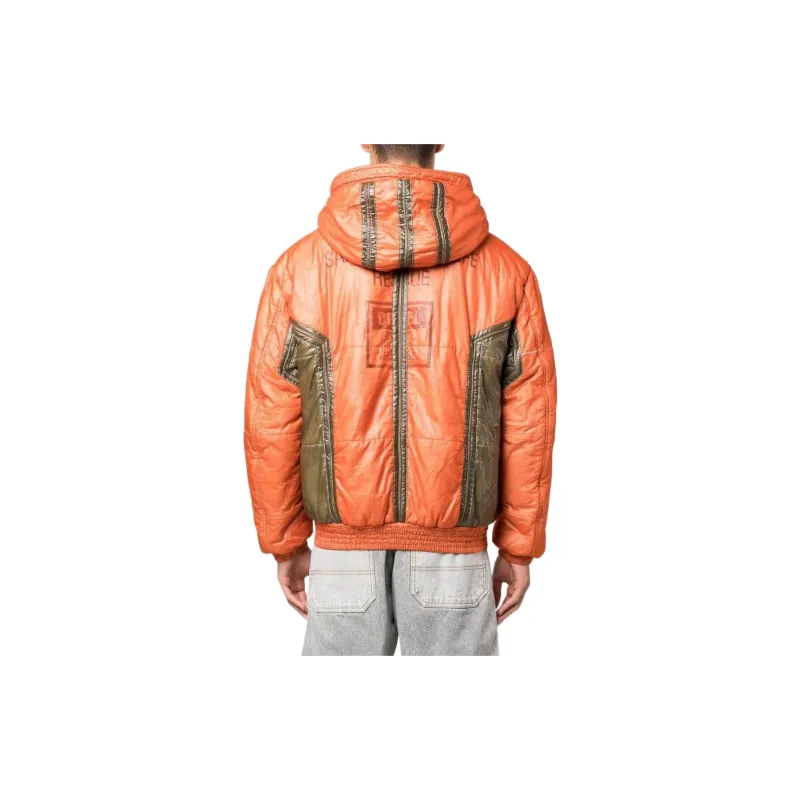 DIESEL Jackets Men Orange-3