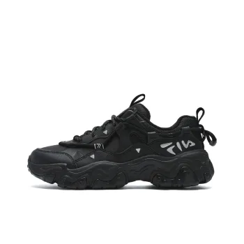 FILA Cat Paw 5th Generation Slip Resistant Breathable Low Top Chunky Sneakers Women's Black