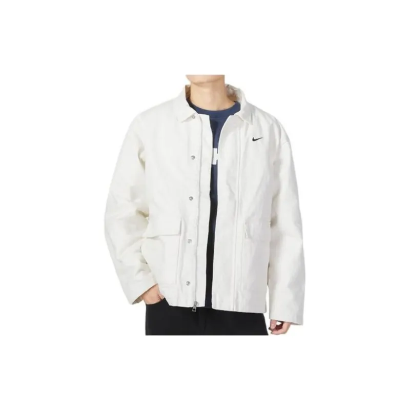 Nike Jackets Men White-4