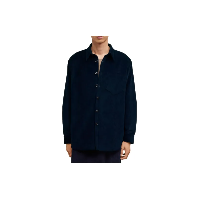 AMIPARIS Classic collar Corduroy Shirt Jacket-1