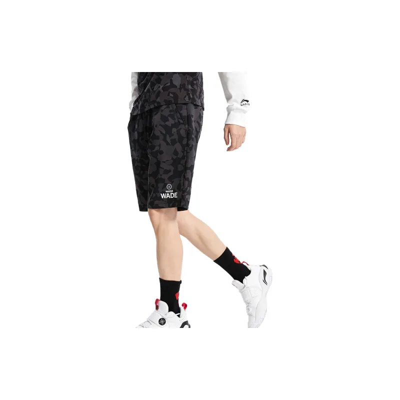 LINING Sports Fashion Collection Casual Shorts Men Black-3