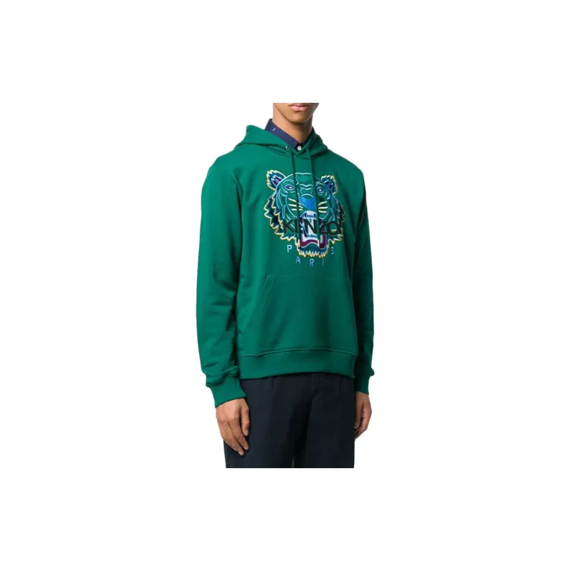 KENZO Sweatshirts Men Dark Green-3