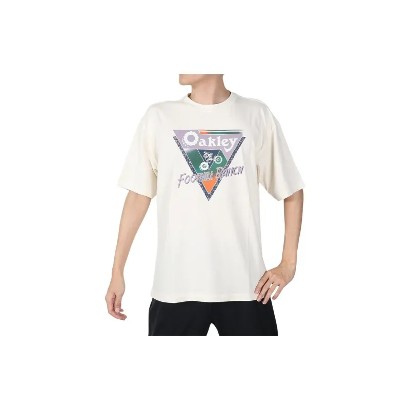 Oakley T Shirts Men White-1