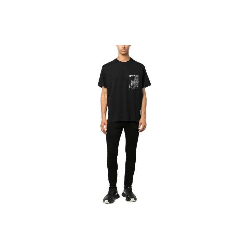 VERSACE JEANS COUTURE T Shirt Men's Black-2