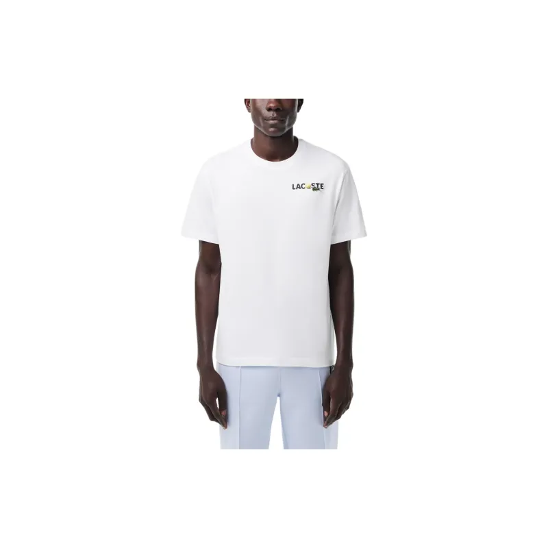 LACOSTE Graphic print Cotton T shirt-2