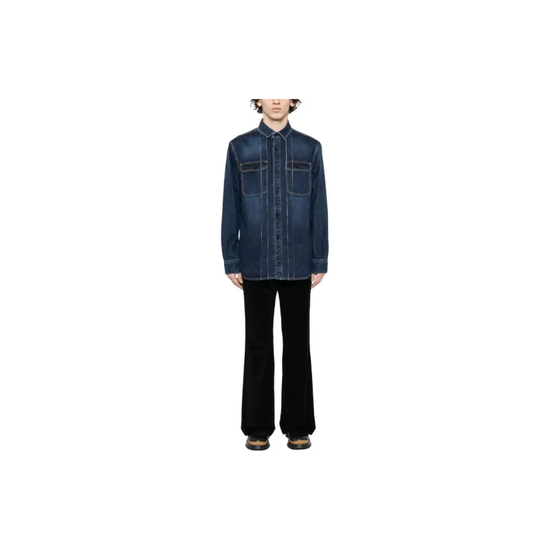 Sacai Cotton Denim Shirt-1