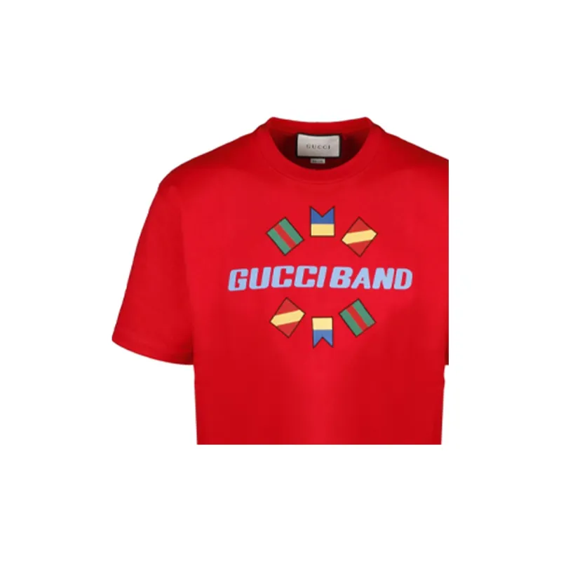 GUCCI T Shirts Men Red-4