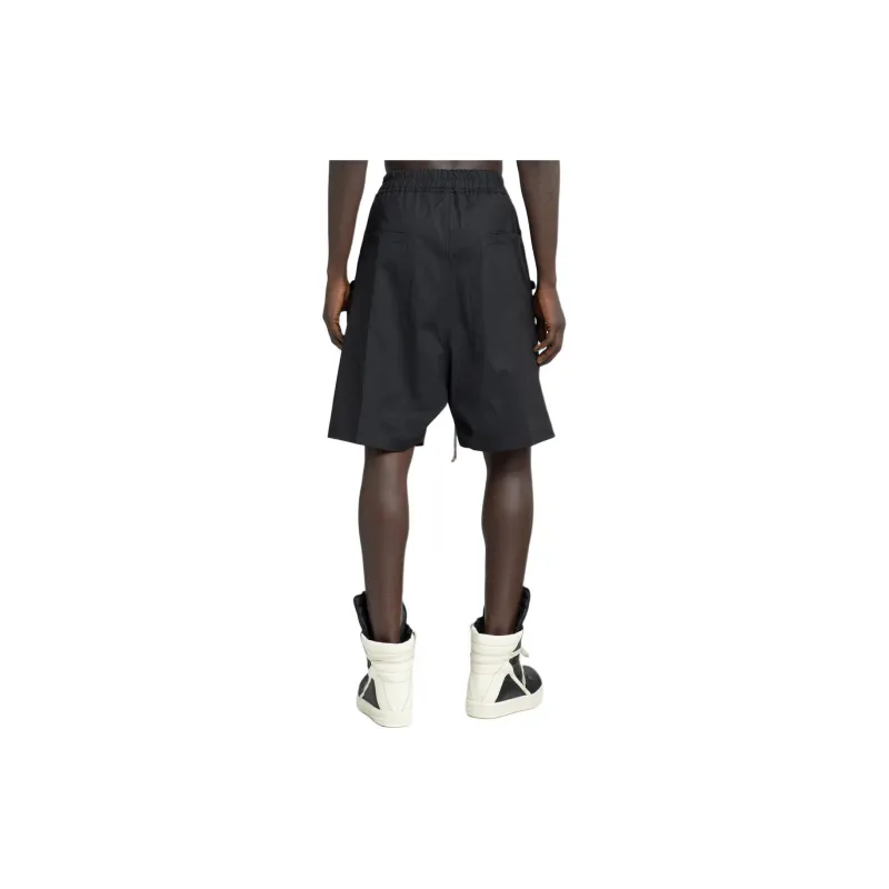 RICK OWENS Bauhaus Bela Drawstring Shorts-3
