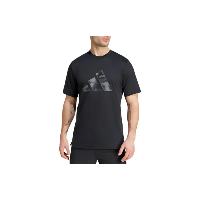 Adidas Train Essentials Camo Graphic Logo T Shirt-2