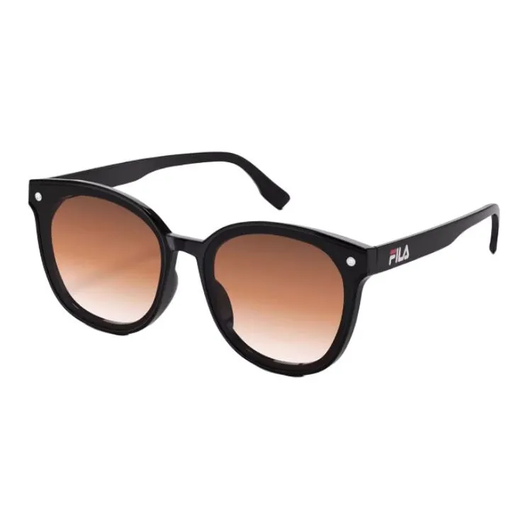 FILA Plate Frame Round Sunglasses Unisex Salt White/Camellia/Transparent Purple-2