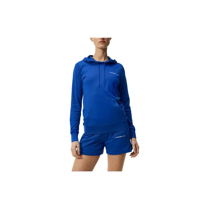 J.Lindeberg Vice Hood Sweatshirt Women's Blue-3