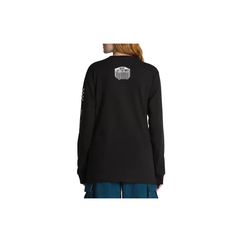 Vans Transfixed Long Sleeve T-Shirts Unisex Black-5