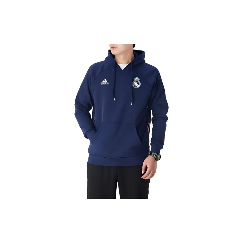 Adidas Real Madrid Sweatshirts Men Blue-2