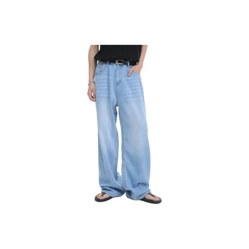 Voguo Relay Straight Fit Jeans Unisex Light Blue-1
