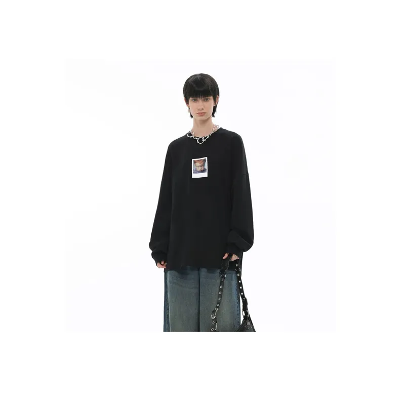 UNVESNO Sweatshirts Unisex Black-5