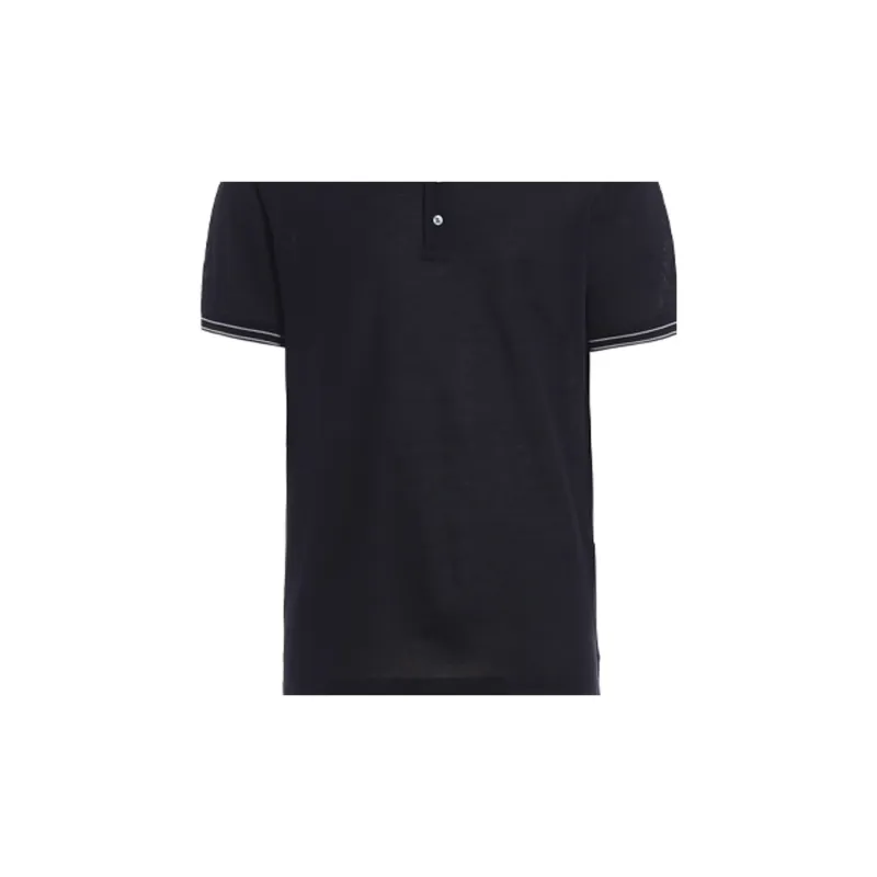 Ferragamo Polo Shirts Men Dark Marine Blue-5
