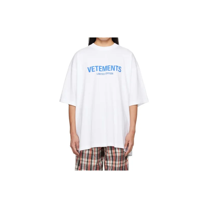 Vetements Logo print Cotton T shirt-1
