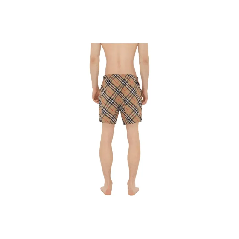 Burberry Check print Drawstring Swim Shorts-2
