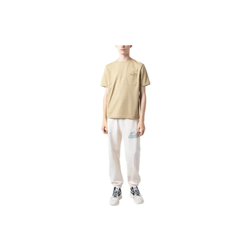 LACOSTE T Shirts Unisex Khaki-1