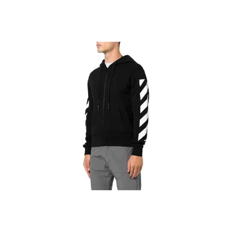 OFF WHITE Diag Arrow Slim Zip Hoodie-3