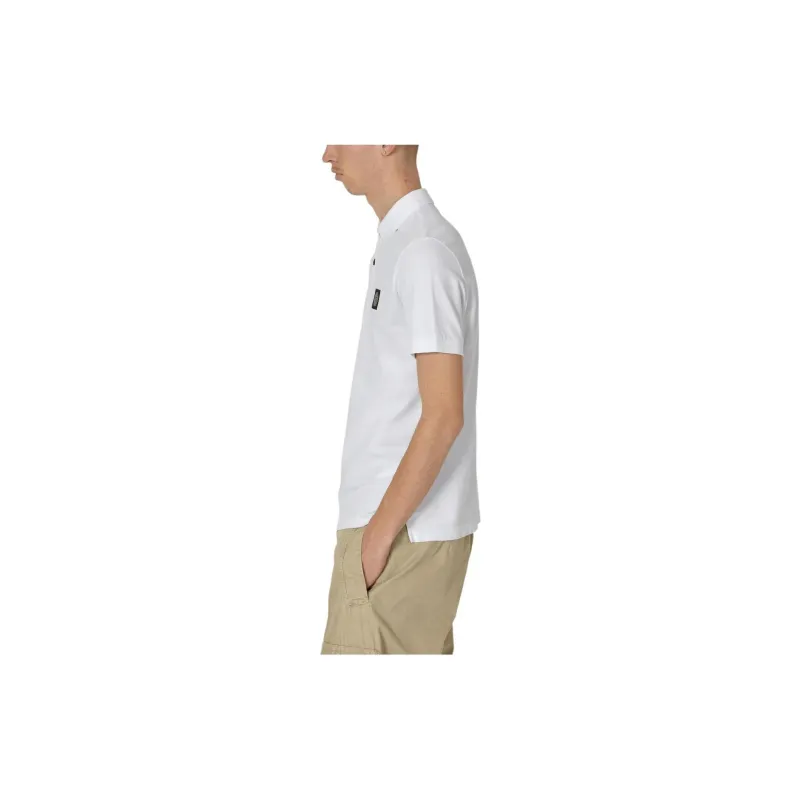 STONE ISLAND Piqué Cotton Polo Shirt-4