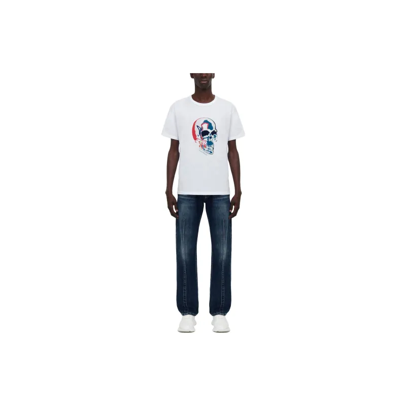 Alexander McQueen Skull Graphic Printed T Shirt-1