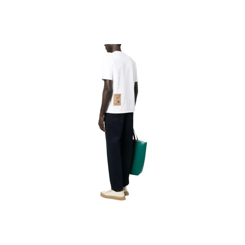 TEN C Logo Patch Crewneck T-Shirt-1