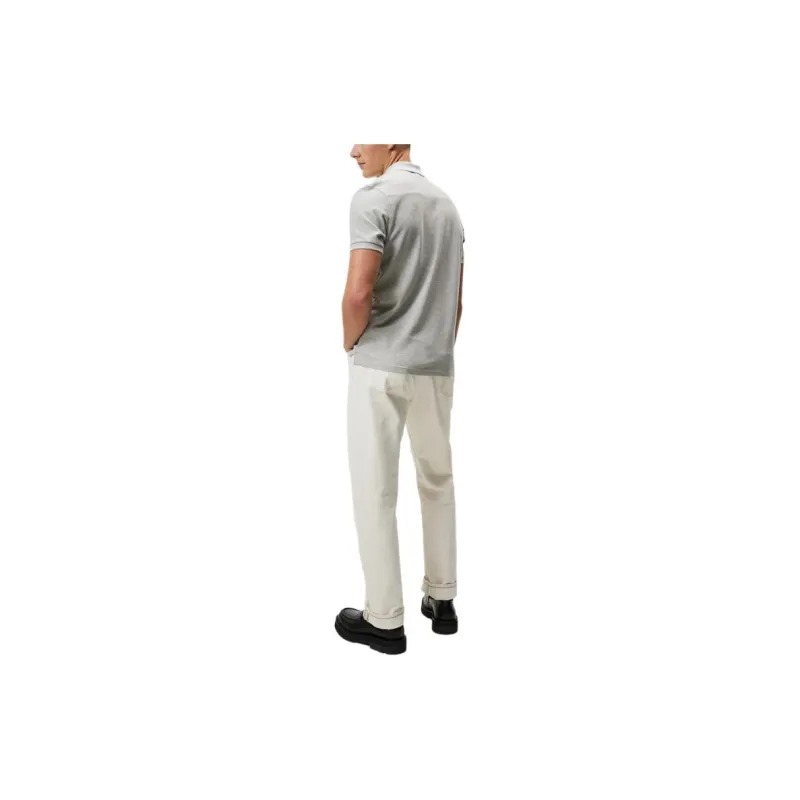 J.Lindeberg Troy Polo Shirt Polo Shirt Men's Light Gray-2