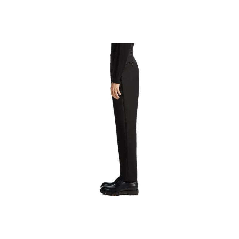 Zegna Wool mohair Tailored Trousers-4