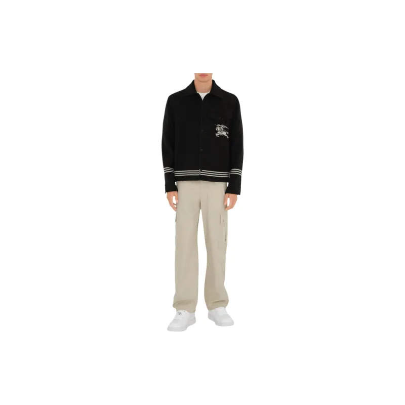 Burberry Ekd Motif Long Sleeved Jacket-1