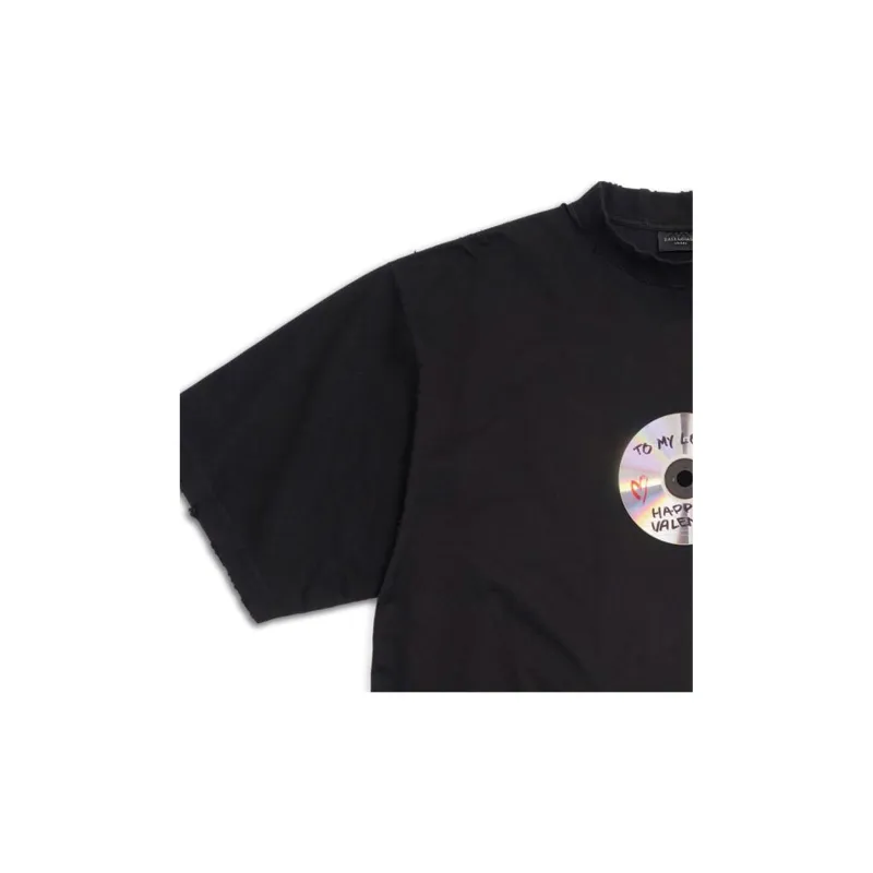 Balenciaga T Shirt Unisex Black Regular Fit-3