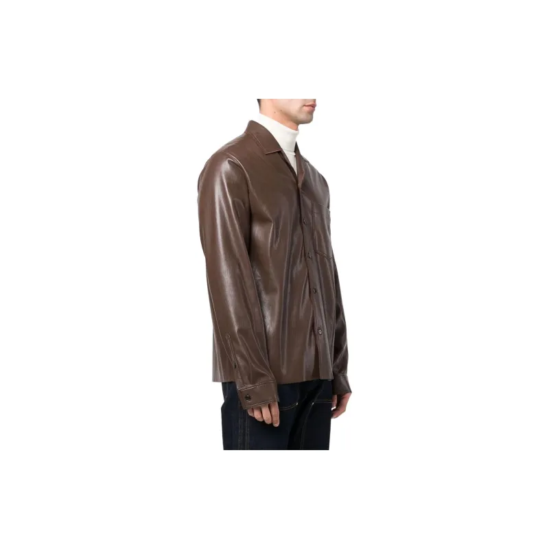 NANUSHKA Jackets Men Brown-3